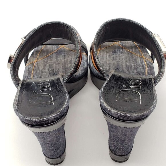 100% Authentic Christian Dior Limited Edition Sandal Wedge - Picture 8 of 12